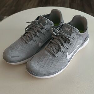 Nike Free Run 2018 Wolf Grey Mens size 10. Wore once.